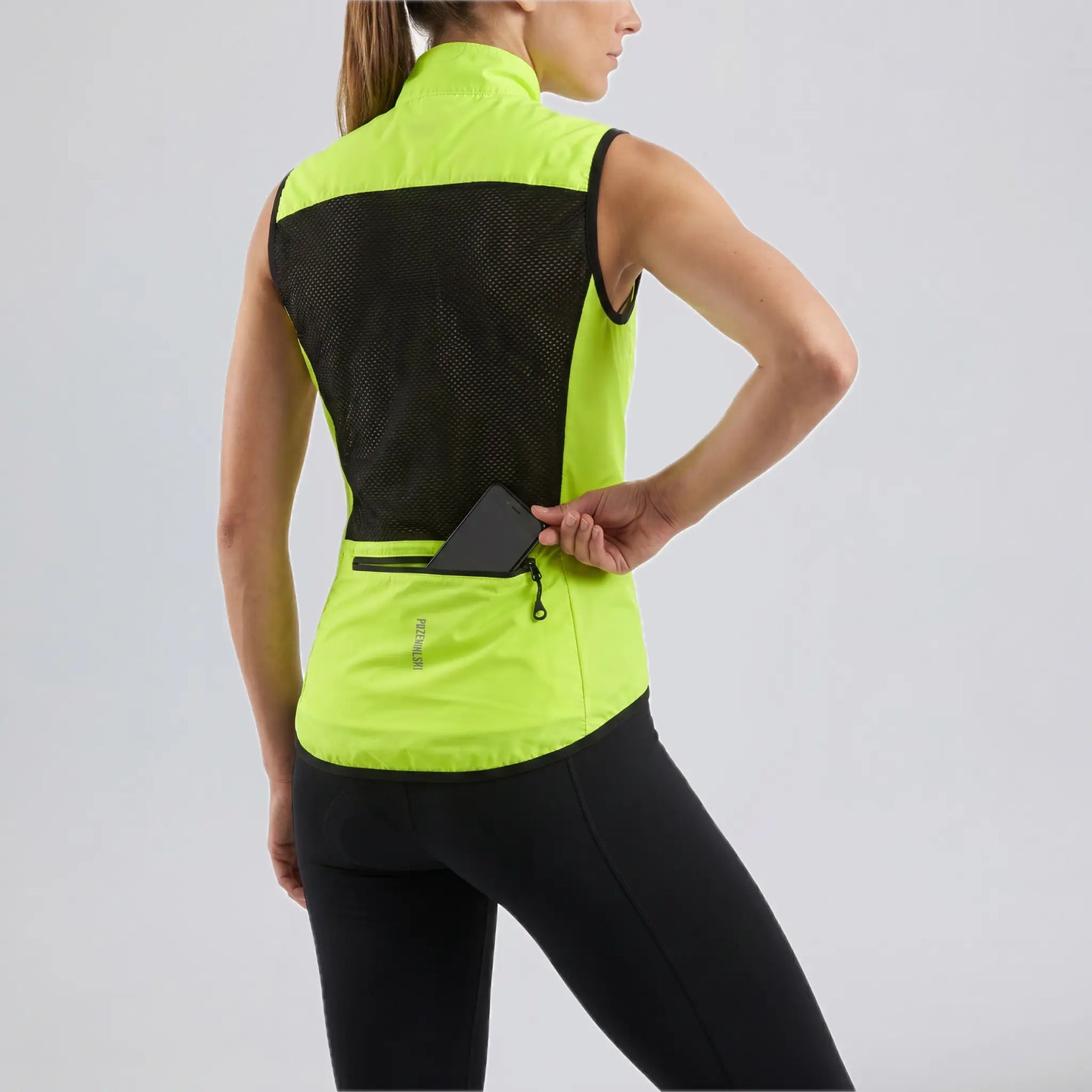 Women’s Windproof Cycling Vest with Rear Pocket