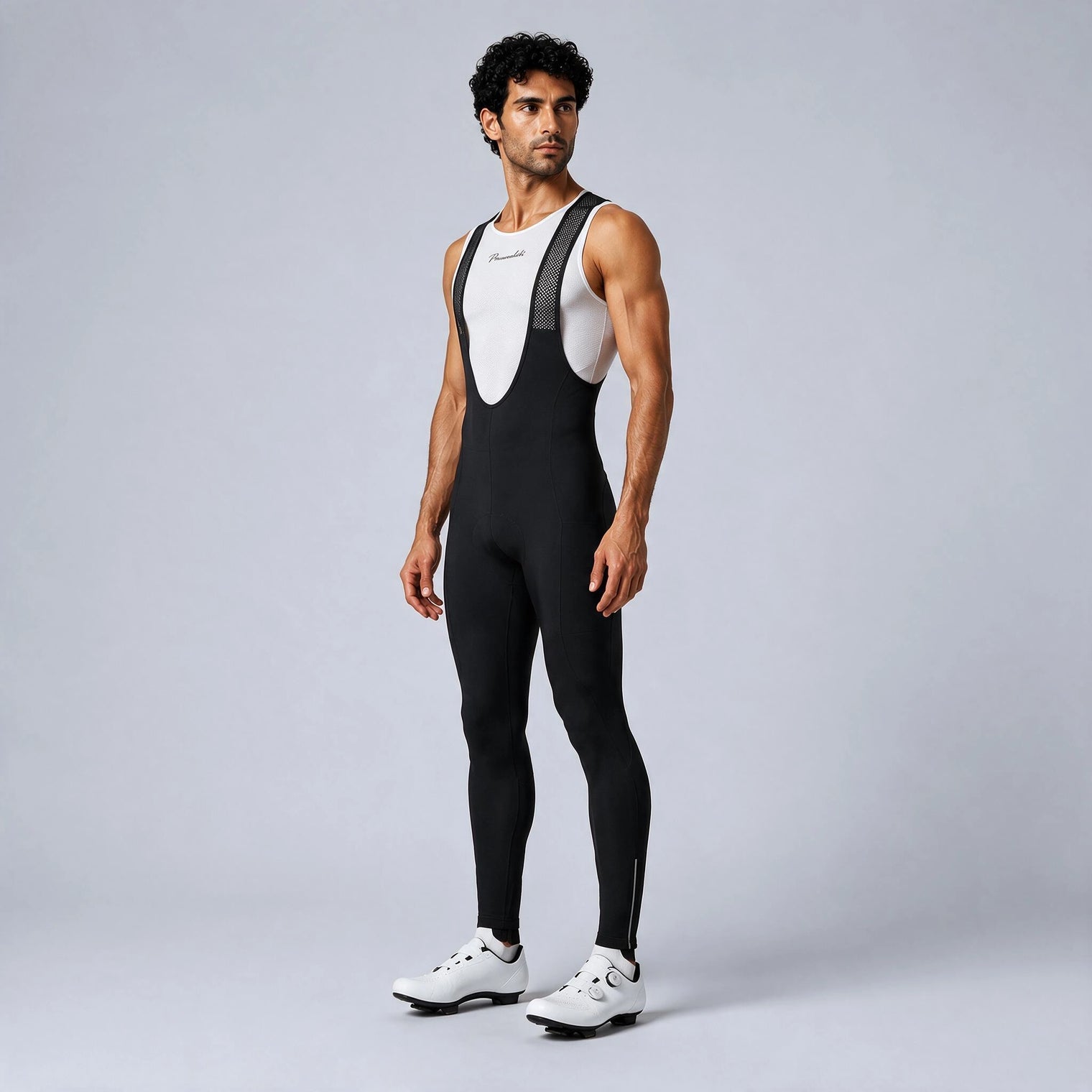 Men’s Winter Fleece Road Cycling Bib Tights