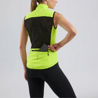Women’s Windproof Cycling Vest with Rear Pocket