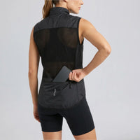 Women’s Windproof Cycling Vest with Rear Pocket