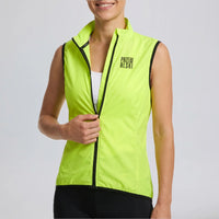 Women’s Windproof Cycling Vest with Rear Pocket