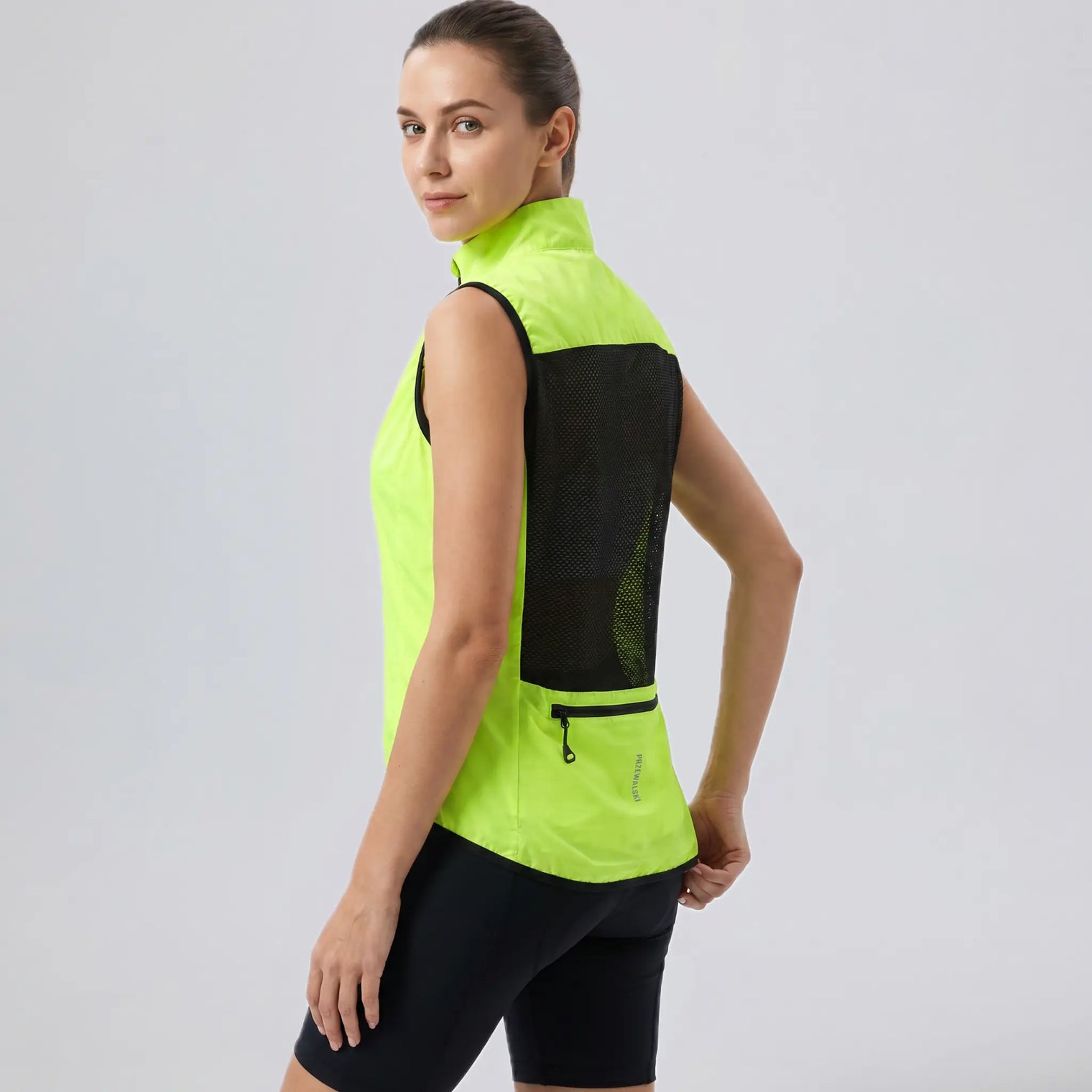 Women’s Windproof Cycling Vest with Rear Pocket