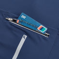 Close-up of Przewalski men's cycling jersey rear zipper pocket for cards and keys